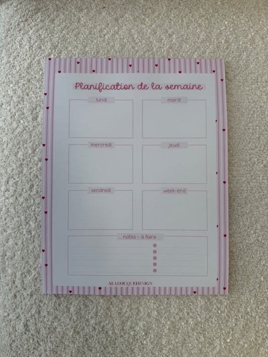 Meals of the week | Strawberries, croissants or lemons | 25 pages