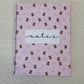 Notebook | Fuchsia and white flowers