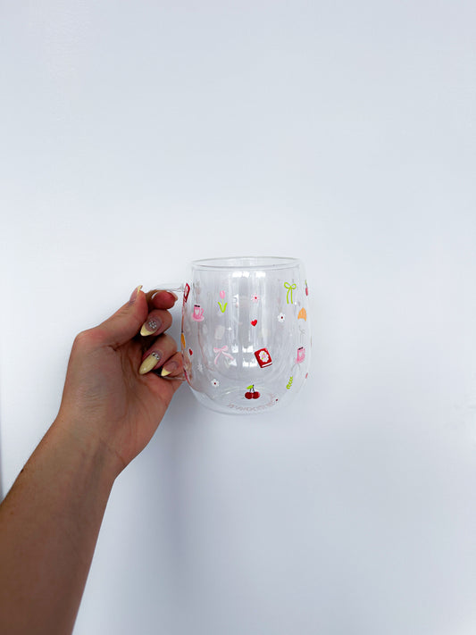 Tasse | Verre à double paroi | Été | Déjeuner anglais